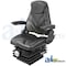 A & I Products Seat, F20 Series, Mechanical Suspension / Arm Rest / Head Rest / Black Vinyl 23" x23" x20.5" A-F20M205 - alternate 1